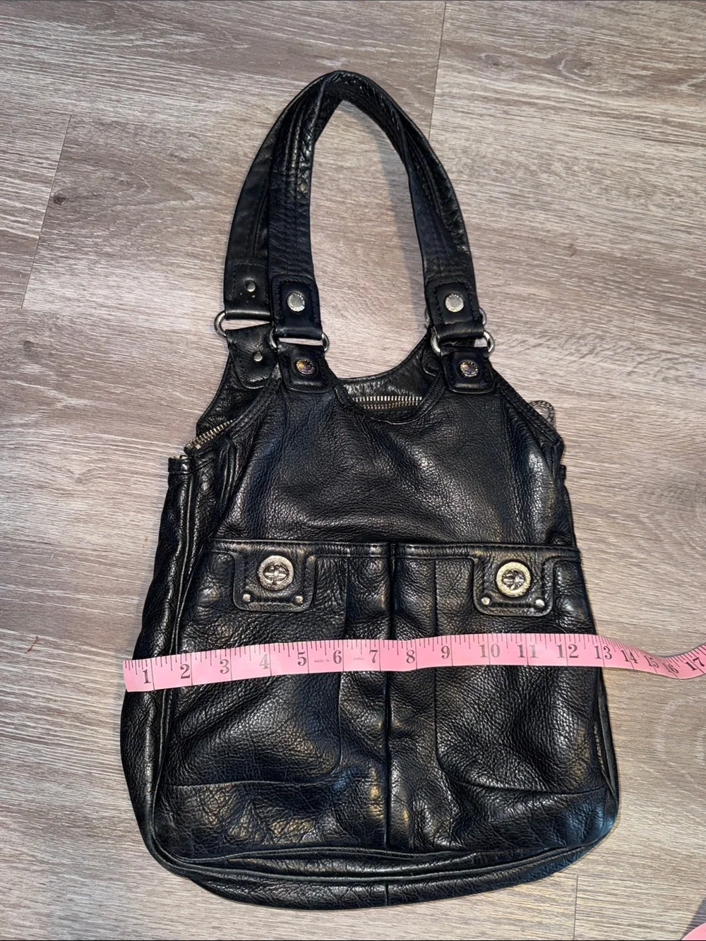 Marc By Marc Jacobs Classic Black Leather Shoulder Bag